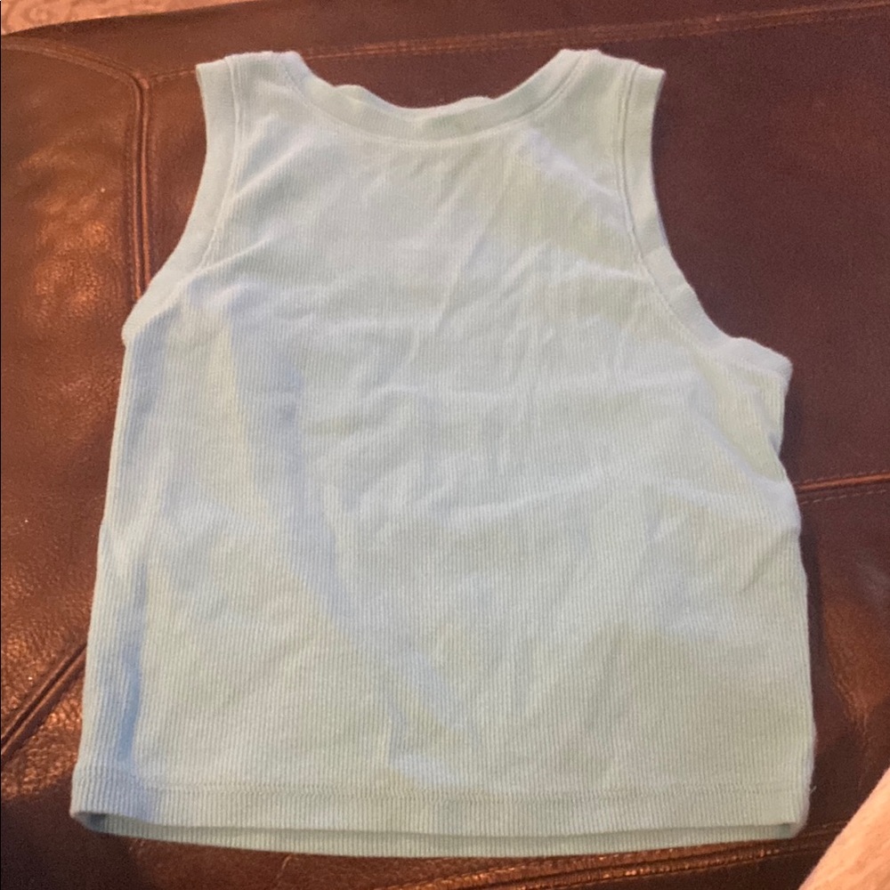 Kids Light Blue Sleeveless Top